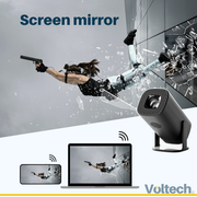 Voltech Vision Projector | Portable & Dynamic | 20% OFF