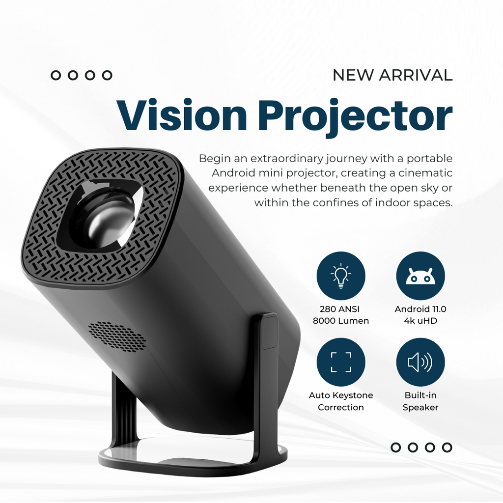 Voltech Vision Projector | Portable & Dynamic ⭐️⭐️⭐️⭐️⭐️